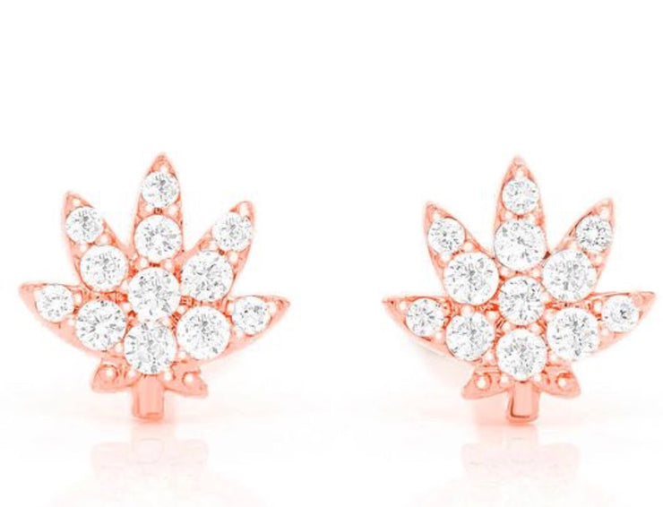 Diamonds Leaf earring