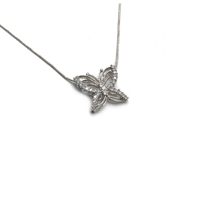 Butterfly pendant necklace