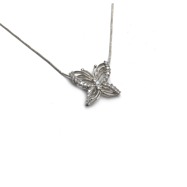 Butterfly pendant necklace