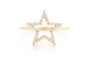 Star ring ~0.15ctw