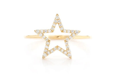 Star ring ~0.15ctw