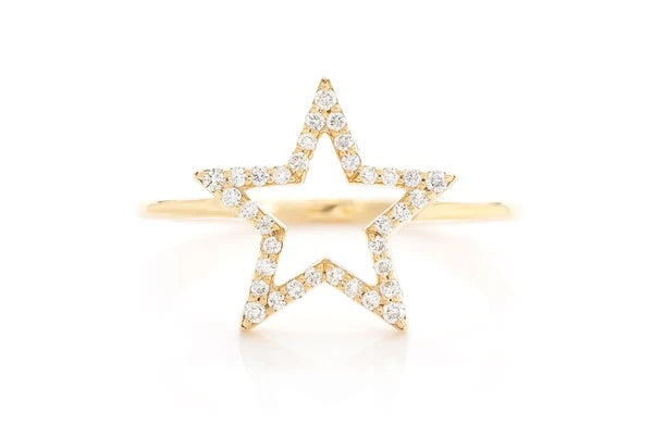 Star ring ~0.15ctw