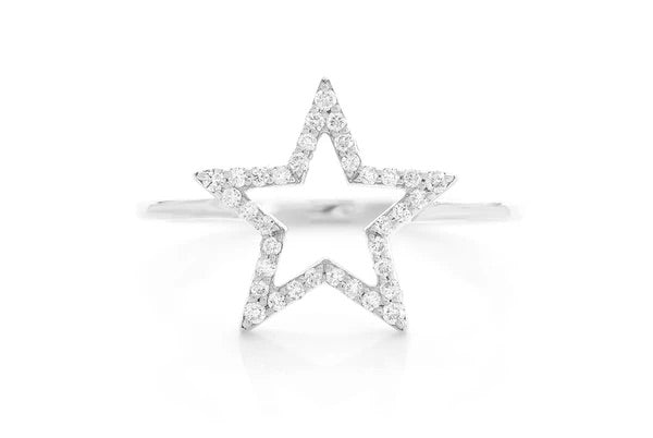 Star ring ~0.15ctw