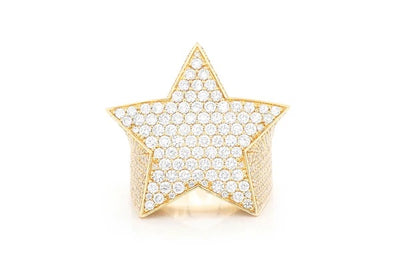 Big star ring ~8.25ctw