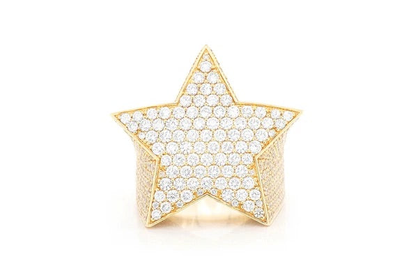 Big star ring ~8.25ctw