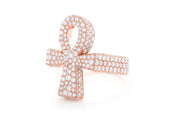 Ankh ring ~0.40ctw