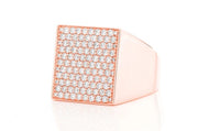 Square ring ~1.50ctw