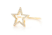 Star ring ~0.15ctw