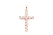 Cross pendant #3 ~0.35ctw