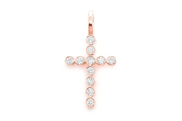 Cross pendant #3 ~0.35ctw