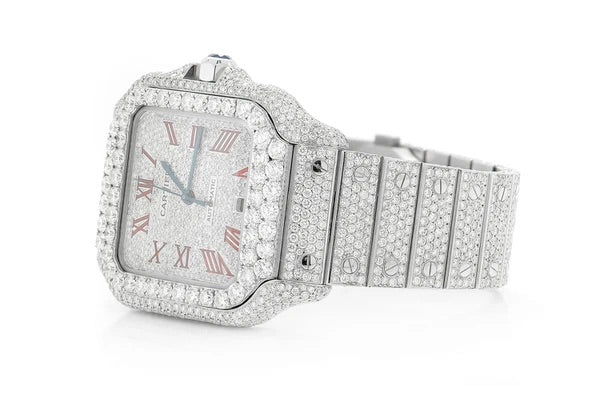 Cartier Santos Diamond Watch