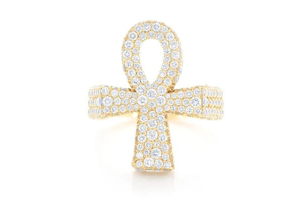 Ankh ring ~0.40ctw