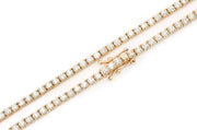 Tennis necklace 6pt 10.50ctw