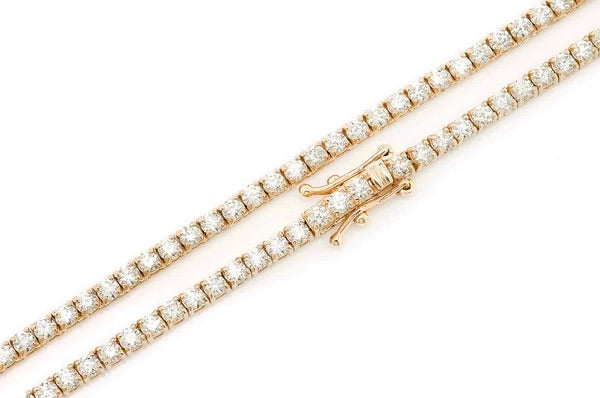 Tennis necklace 6pt 10.50ctw